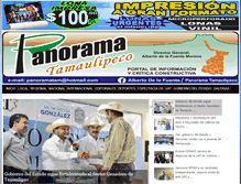 Tablet Screenshot of panoramatamaulipeco.com